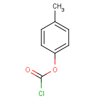 P-TOLYL CHLOROFORMATE (CAS: 937-62-2) - Chemical Structure and Molecular Formula 