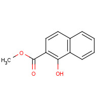 METHYL 1-HYDROXY-2-NAPHTHOATE (CAS: 948-03-8) - Chemical Structure and Molecular Formula 