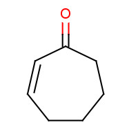 2-Cyclohepten-1-one (CAS: 1121-66-0) - Chemical Structure and Molecular Formula 