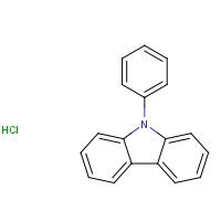 N-PHENYLCARBAZOLE HYDROCHLORIDE (CAS: 1150-62-5) - Chemical Structure and Molecular Formula 
