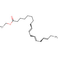 LINOLENIC ACID ETHYL ESTER (CAS: 1191-41-9) - Chemical Structure and Molecular Formula 