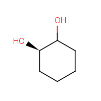 TRANS-1,2-CYCLOHEXANEDIOL (CAS: 1460-57-7) - Chemical Structure and Molecular Formula 