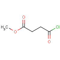 Methyl 4-chloro-4-oxobutanoate (CAS: 1490-25-1) - Chemical Structure and Molecular Formula 