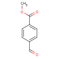 Methyl 4-formylbenzoate (CAS: 1571-08-0) - Chemical Structure and Molecular Formula 
