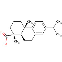 DEHYDROABIETIC ACID (CAS: 1740-19-8) - Chemical Structure and Molecular Formula 
