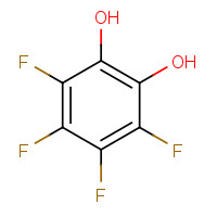 TETRAFLUOROBENZENE-1,2-DIOL (CAS: 1996-23-2) - Chemical Structure and Molecular Formula 