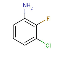 3-Chloro-2-fluoroaniline (CAS: 2106-04-9) - Chemical Structure and Molecular Formula 
