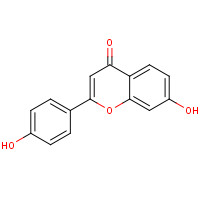 7,4'-DIHYDROXYFLAVONE (CAS: 2196-14-7) - Chemical Structure and Molecular Formula 