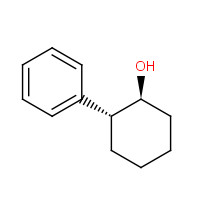 TRANS-2-PHENYL-1-CYCLOHEXANOL (CAS: 2362-61-0) - Chemical Structure and Molecular Formula 