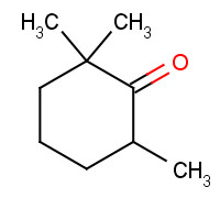 2,2,6-TRIMETHYLCYCLOHEXANONE (CAS: 2408-37-9) - Chemical Structure and Molecular Formula 