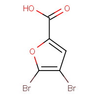 2,3-Dibromofuran-5-carboxylic acid (CAS: 2434-03-9) - Chemical Structure and Molecular Formula 