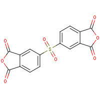 3,3',4,4'-DIPHENYLSULFONETETRACARBOXYLIC DIANHYDRIDE (CAS: 2540-99-0) - Chemical Structure and Molecular Formula 