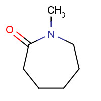 N-Methylcaprolactam (CAS: 2556-73-2) - Chemical Structure and Molecular Formula 