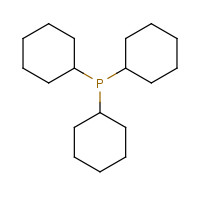 Tricyclohexyl phosphine (CAS: 2622-14-2) - Chemical Structure and Molecular Formula 