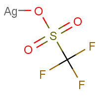SILVER TRIFLUOROMETHANESULFONATE (CAS: 2923-28-6) - Chemical Structure and Molecular Formula 
