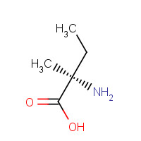 D(-)-Isovaline (CAS: 3059-97-0) - Chemical Structure and Molecular Formula 
