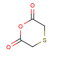 THIODIGLYCOLIC ANHYDRIDE (CAS: 3261-87-8) - Chemical Structure and Molecular Formula 