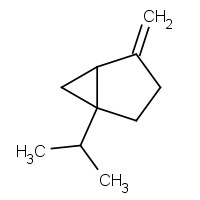 SABINENE (CAS: 3387-41-5) - Chemical Structure and Molecular Formula 