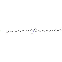 Didodecyl dimethyl ammonium chloride (CAS: 3401-74-9) - Chemical Structure and Molecular Formula 