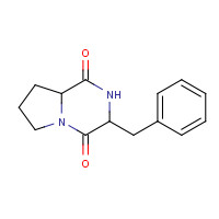 CYCLO(-PHE-PRO) (CAS: 3705-26-8) - Chemical Structure and Molecular Formula 