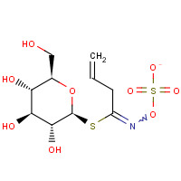 SINIGRIN (CAS: 3952-98-5) - Chemical Structure and Molecular Formula 