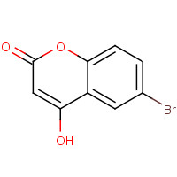 6-BROMO-4-HYDROXYCOUMARIN (CAS: 4139-61-1) - Chemical Structure and Molecular Formula 