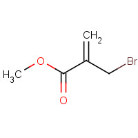 Methyl 2-(bromomethyl)acrylate (CAS: 4224-69-5) - Chemical Structure and Molecular Formula 