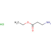 Ethyl 3-aminopropanoate hydrochloride (CAS: 4244-84-2) - Chemical Structure and Molecular Formula 