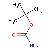 tert-Butyl carbamate (CAS: 4248-19-5) - Chemical Structure and Molecular Formula 