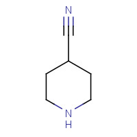 4-Cyanopiperidine (CAS: 4395-98-6) - Chemical Structure and Molecular Formula 