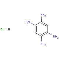 1,2,4,5-BENZENETETRAMINE TETRAHYDROCHLORIDE (CAS: 4506-66-5) - Chemical Structure and Molecular Formula 