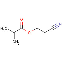 B-CYANOETHYL METHACRYLATE (CAS: 4513-53-5) - Chemical Structure and Molecular Formula 