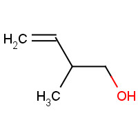 2-METHYL-3-BUTEN-1-OL (CAS: 4516-90-9) - Chemical Structure and Molecular Formula 