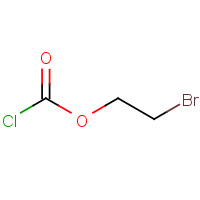 2-BROMOETHYL CHLOROFORMATE (CAS: 4801-27-8) - Chemical Structure and Molecular Formula 