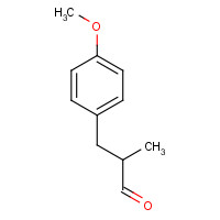 2-METHYL-3-(PARA-METHOXY PHENYL)-PROPANAL (CAS: 5462-06-6) - Chemical Structure and Molecular Formula 