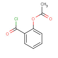 O-ACETYLSALICYLOYL CHLORIDE (CAS: 5538-51-2) - Chemical Structure and Molecular Formula 