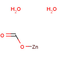 ZINC FORMATE DIHYDRATE (CAS: 5970-62-7) - Chemical Structure and Molecular Formula 