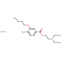 Oxybuprocaine hydrochloride (CAS: 5987-82-6) - Chemical Structure and Molecular Formula 