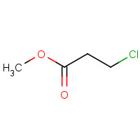 3-CHLOROPROPIONIC ACID METHYL ESTER (CAS: 6001-87-2) - Chemical Structure and Molecular Formula 