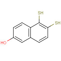 6-HYDROXY-2-NAPHTHYL DISULFIDE (CAS: 6088-51-3) - Chemical Structure and Molecular Formula 