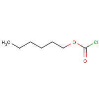HEXYL CHLOROFORMATE (CAS: 6092-54-2) - Chemical Structure and Molecular Formula 