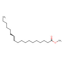 TRANS-11-OCTADECENOIC ACID METHYL ESTER (CAS: 6198-58-9) - Chemical Structure and Molecular Formula 