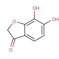 6,7-DIHYDROXYCOUMERANONE (CAS: 6272-27-1) - Chemical Structure and Molecular Formula 