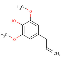 4-ALLYL-2,6-DIMETHOXYPHENOL (CAS: 6627-88-9) - Chemical Structure and Molecular Formula 