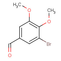 5-BROMOVERATRALDEHYDE (CAS: 6948-30-7) - Chemical Structure and Molecular Formula 