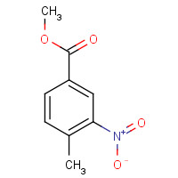4-Methyl-3-nitrobenzoic acid methyl ester (CAS: 7356-11-8) - Chemical Structure and Molecular Formula 