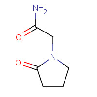 Piracetam (CAS: 7491-74-9) - Chemical Structure and Molecular Formula 