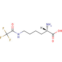 N-6-Trifluoroacetyl-L-lysine (CAS: 10009-20-8) - Chemical Structure and Molecular Formula 