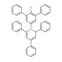 2,6-DIPHENYL-4-(2,4,6-TRIPHENYL-1-PYRIDINIO)PHENOLATE (CAS: 10081-39-7) - Chemical Structure and Molecular Formula 