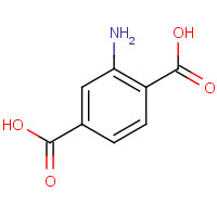 2-AMINOTEREPHTHALIC ACID (CAS: 10312-55-7) - Chemical Structure and Molecular Formula 